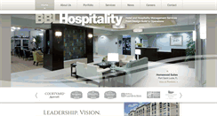 Desktop Screenshot of bblhospitality.com